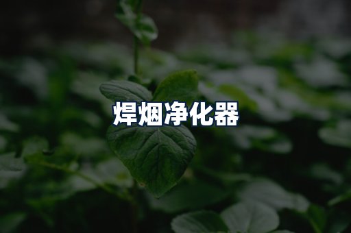焊烟净化器